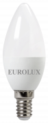 Лампа светодиодная EUROLUX LL-E-C37-7W-230-4K-E14