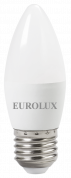 Лампа светодиодная EUROLUX LL-E-C37-6W-230-4K-E27