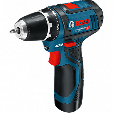 Аккумуляторная дрель-шуруповёрт BOSCH GSR 12V-15 Professional чемодан